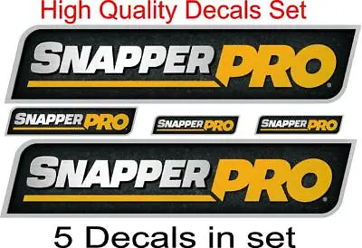 Snapper Pro Commercial Zero Turn Decal Graphics Sticker Emblem Logo Set • $24.99