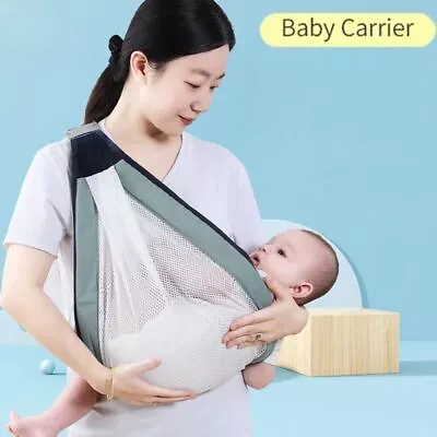 £8.19 • Buy Baby Wrap Newborn Sling  Infant Nursing Cover Carrier Mesh Carriers Breathable