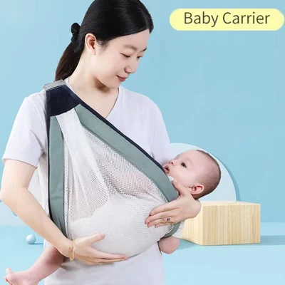 £8.19 • Buy Baby Wrap Newborn Sling  Infant Nursing Cover Carrier Mesh Carriers Breathable