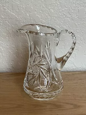 Vintage Crystal Milk Pitcher • $18