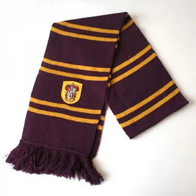 $12.99 • Buy For Harry Potter Fans Gryffindor Thicken Scarf Soft Warm Costume Cosplay Xmas