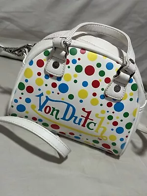 Von Dutch Polka Dot Purse • $75