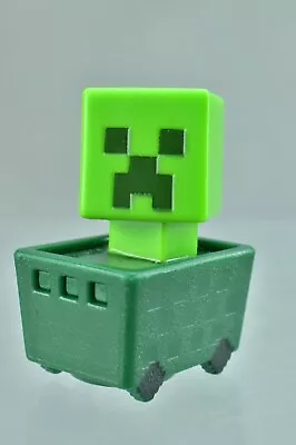 Minecraft Series 7 Creeper In Minecart Rolling  Mini Mojang 1  • $7.19