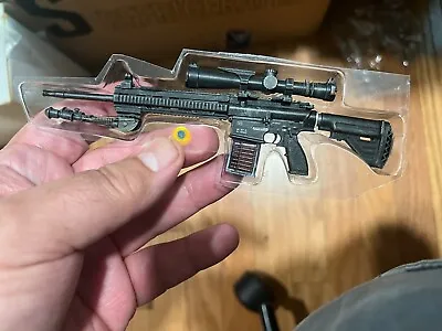 Miniature 1/6 Scale Scoped Mk 14 Ebr Rifle Folding Bipod M Bbi Blue Box Hot Toys • $30