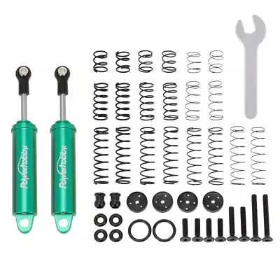 Powerhobby 90mm Promatics Two Stage Internal Spring Shocks (2) Green • $21.99