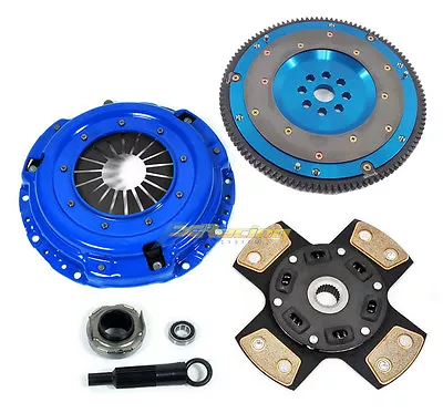 Fx 4-puck Stage 3 Clutch Kit+aluminum Flywheel For 90-91 Integra B18 S1 Y1 B16a • $299