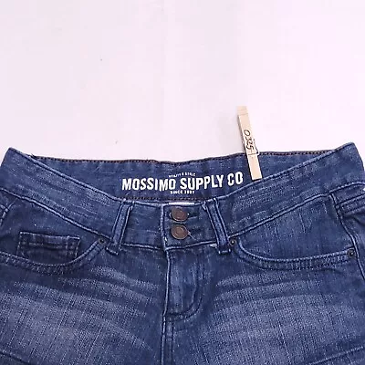 Mossimo Supply Co Casual Medium Wash Denim Jean Shorts Womens Size 5 Blue • $17.99