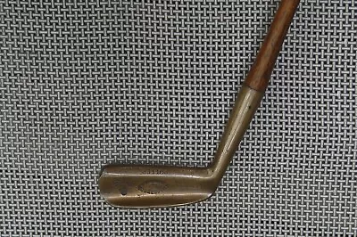 LEFTY Antique Vintage Wood Shaft MacGregor Gunmetal Duo Flanged Smooth Putter • $84.89