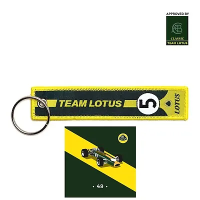 HEEL TREAD Keychain  Lotus 49  - Keyring Rally 1 Car Race Formula Car • $6.38