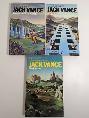 Jack Vance Planet Of Adventure Book Bundle X 3 Vintage Fantasy Science Fiction • £9.99