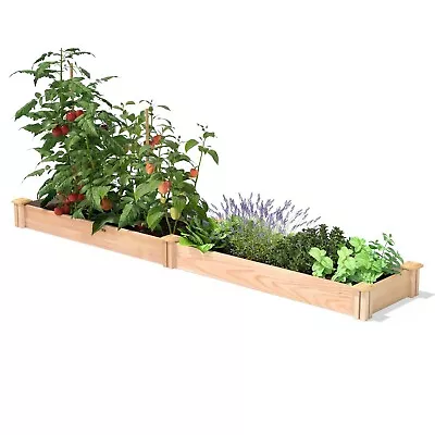 16 In X 96 In Low Profile Cedar Raised Garden Bed - Made In USA • $160.22