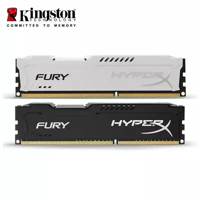 HyperX FURY DDR3 8GB 16GB 32GB 1600 MHz PC3-12800 Desktop RAM Memory DIMM 240pin • £13.80