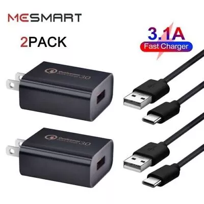 2Pack Fast USB Wall Charger Block With Type C Cable For Motorola Razr G 5G 2023 • $22.99