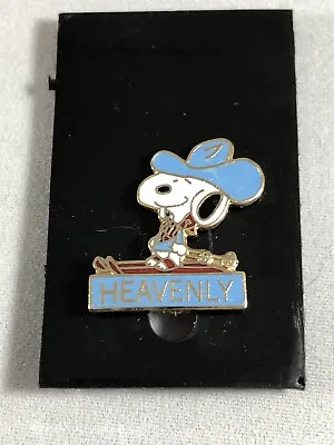 Heavenly Cowboy Snoopy Pin Ski Aviva • $14.99