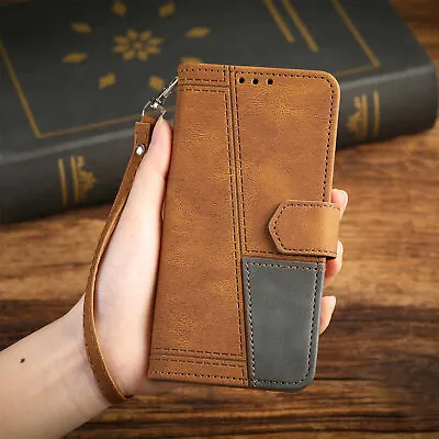 $13.49 • Buy For Samsung S22 Ultra S21 Plus S20+ Note 20 S10e Leather Wallet Case Card Holder