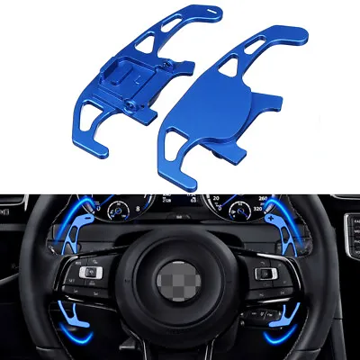 DSG Steering Wheel Shift Paddle Shifter Extension For VW Golf GTE R MK7 Blue BL • $19.78