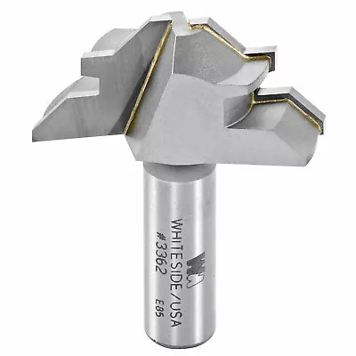 Whiteside 3362 45 Degree Lock Miter Router Bit 2-inch Large Diameter 1/2 Shank • $107.10