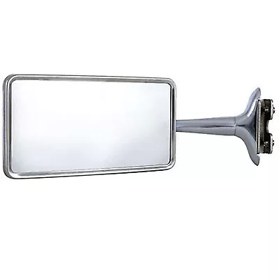 Rectangle Long Arm Peep Glass Mirror Outside Side Rear View Door Hot Rod Single • $18.55