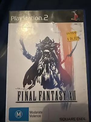 Final Fantasy XII (12) Sony Playstation 2 (PS2) Game *W/ Manual* PAL • $14.95