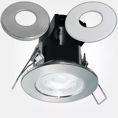 LED Downlight Dimmable 5W Recessed Ceiling Lights 3000K Warm White IP65 550LM • £4.90