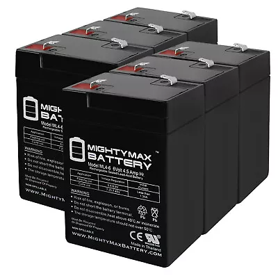 Mighty Max 6 Pack - 6 Volt 6v 4.5ah Rechargeable Deer Game Feeder Battery  • $49.99