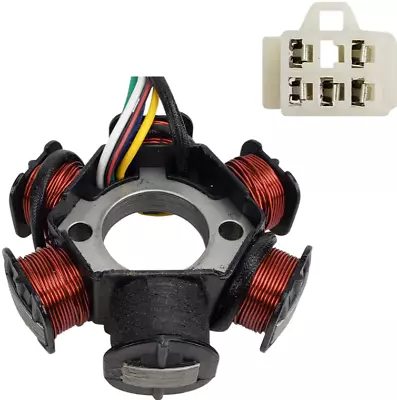 MAGNETO STATOR 110cc 125cc TAOTAO ATV GO-KART 6 COIL 5 WIRES PLUG               • $23.98