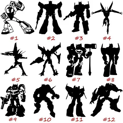 Transformers Vinyl Decal Sticker Car Window Art Wall Laptop IPad Autobots Design • $5.29