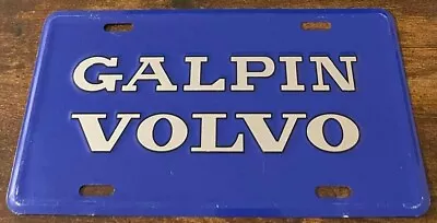 Galpin Volvo Dealership Booster License Plate Van Nuys California Dealer • $39.99