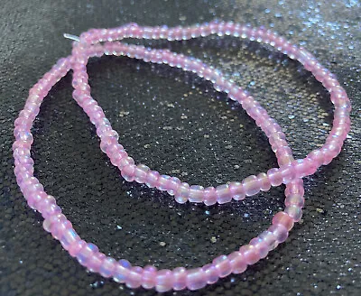 £3.10 • Buy Boho Hippie Yoga Retro Light Pink Glass Bead Stretchy Ankle Bracelet Anklet