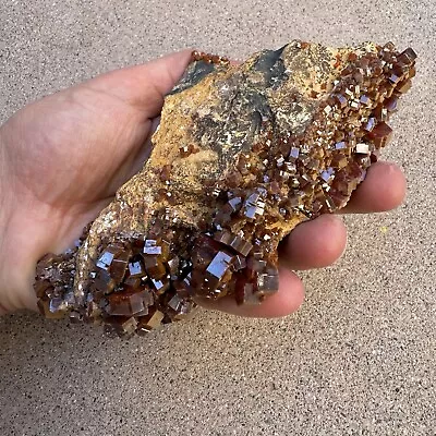 Large 5.6” Red Vanadinite Crystal Sp 1.15lb Mineral Specimen - Mibladen Morocco • $59.99