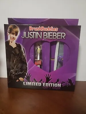 Brush Buddies Justin Bieber Limited Edition Gift Box Oral Care Toothbrush • $11.82