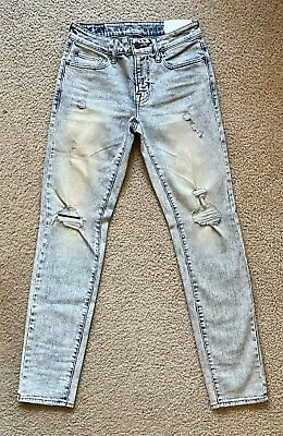 American Eagle Men's Skinny Flex Acid Wash Destroy Denim 29x32 Jeans NEW NWT • $21.95