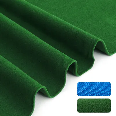 7/8/9FT Billiards Table Felt Worsted Blend Fast Speed Pool Cloth Mat Blue Green • $72