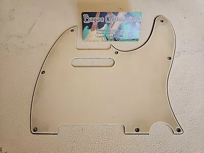 Fender Telecaster Pickguard Vintage Cream 3ply Aged Relic • $60