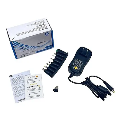 $17.95 • Buy 24W Universal AC/DC Adapter Multi-Voltage Regulated Switching Power Supply NEW