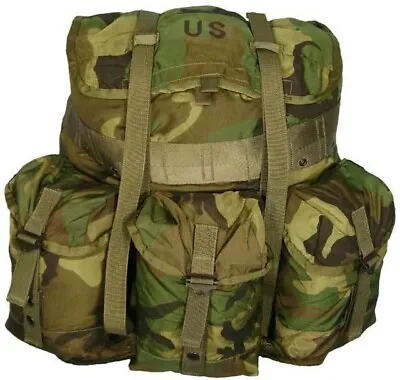 U.S. Armed Forces Medium Alice Pack Used No Frame - Woodland • $66.50