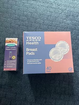 Lanisoh HPA Lanolin Cream 40ml And 32 Breast Pads For Breastfeeding • £5