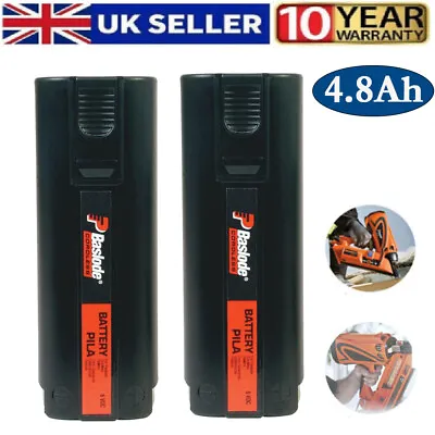 £16.29 • Buy 2x 4.8Ah Ni-MH Battery For Paslode 404717 IM50 IM65 IM250 IM350 900400 Nail Gun