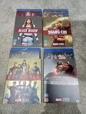 Marvel Phase 4 O-Ring Blu-rays Black Widow Shang-Chi Eternals Doctor Strange New • £49.95