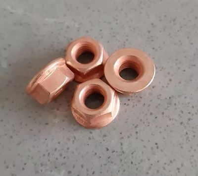 £6.25 • Buy  M8 Copper Flashed Exhaust Manifold Flanged Whizz Nuts VW - Audi Mercedes Skoda 