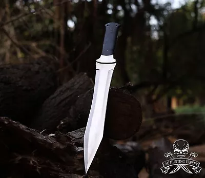 Large Hunting Knife Bowie Sharp Fixed Blade Camping Military Outdoor Survival • $189.99