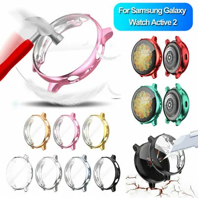 TPU Full Cover Case Screen Protector For Samsung Galaxy Watch Active 2 40/44 Mm • $6.36