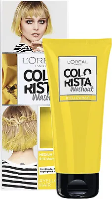£3.99 • Buy L'Oreal Paris Colorista Washout Yellow Neon Semi-Permanent Hair Dye 80ml