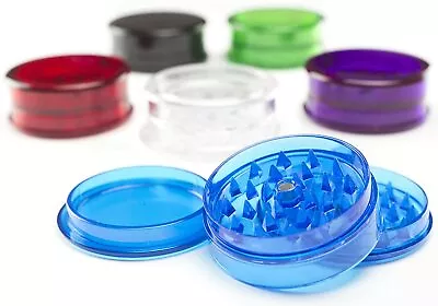 £3.13 • Buy 60mm 3 Part No1 Grinder Plastic Herb Shark Teeth Tobacco Storage Magnetic 