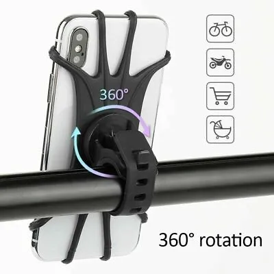 Bicycle Phone Holder Motorcycle Mobile Phone Holder Bike Handlebar Stand Bracket • $5.98