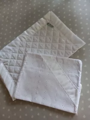 Handmade Baby Quilt And Pillowcase Set. • £15