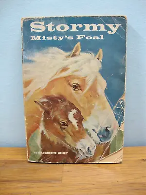 STORMY: MISTY'S FOAL - Marguerite Henry 1973 PB • $0.99