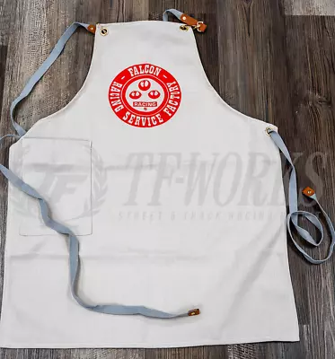 Watanabe Wheels Falcon Logo Canvas Workshop Apron -  OS Fits All • $36