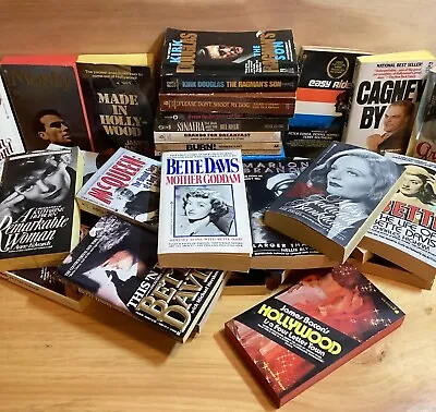 Build A Book Lot Vintage Paperback Movie Stars Celebrities Hollywood Film Actors • $2.54