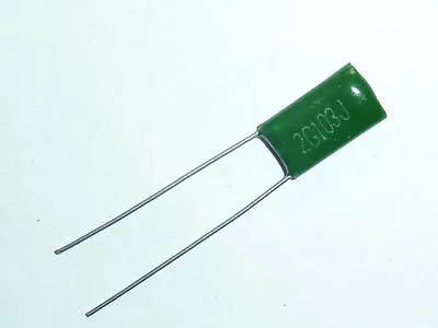 100PCS 400V 0.01uF 10nF 10000pF 2G103J ±5% Mylar Film Capacitors Radial • $2.51